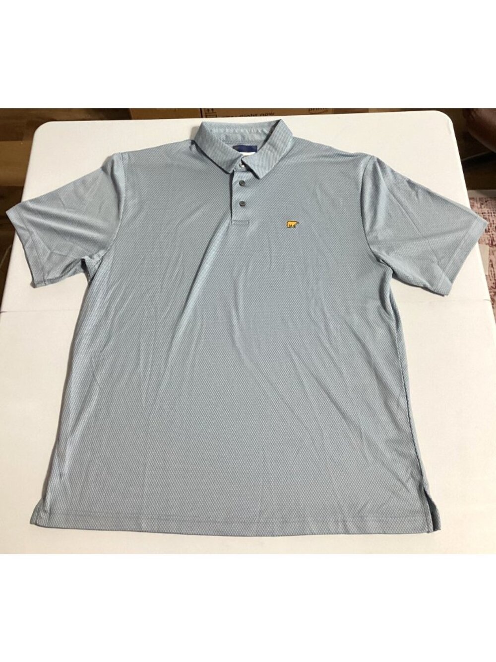 Jack Nicklaus Men's Golf Polo Shirt Large Golden Bear Logo